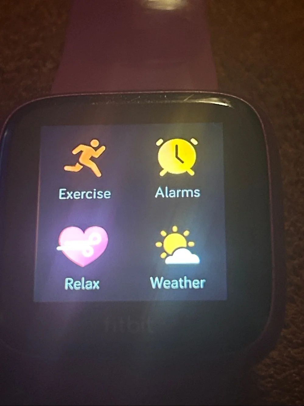 Fitbit Purple Versa Lite Mulberry Purple SmartWatch w/Original Charger